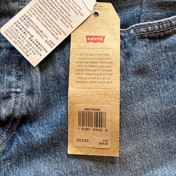 Levi’s denim jeans Gusset Taper size 30 NWT Levi’s altered - Picture 10 of 15